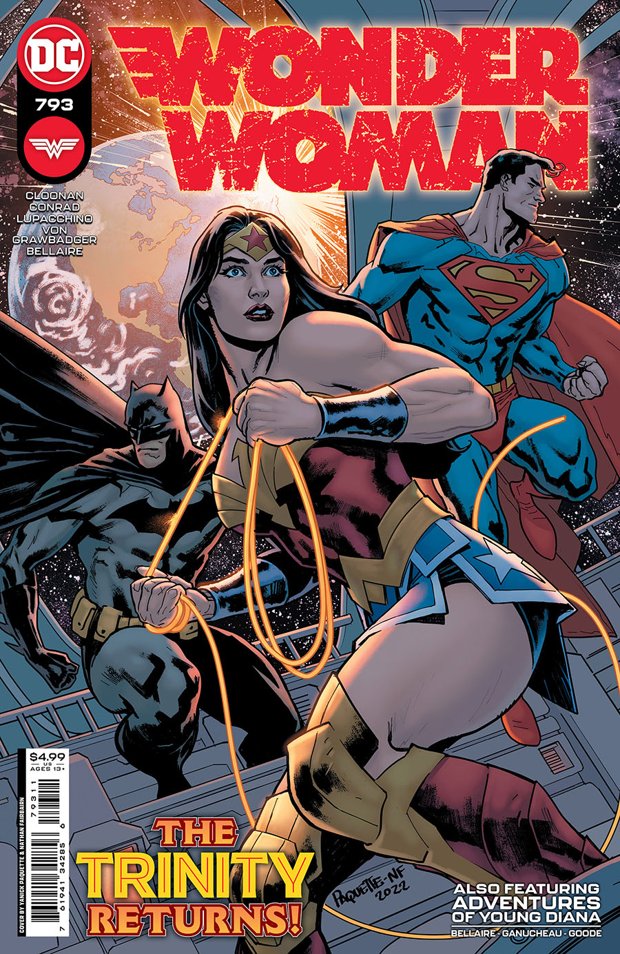 Wonder Woman Vol 5 #793 Cover A Regular Yanick Paquette Cover (Kal-El Returns Tie-In)