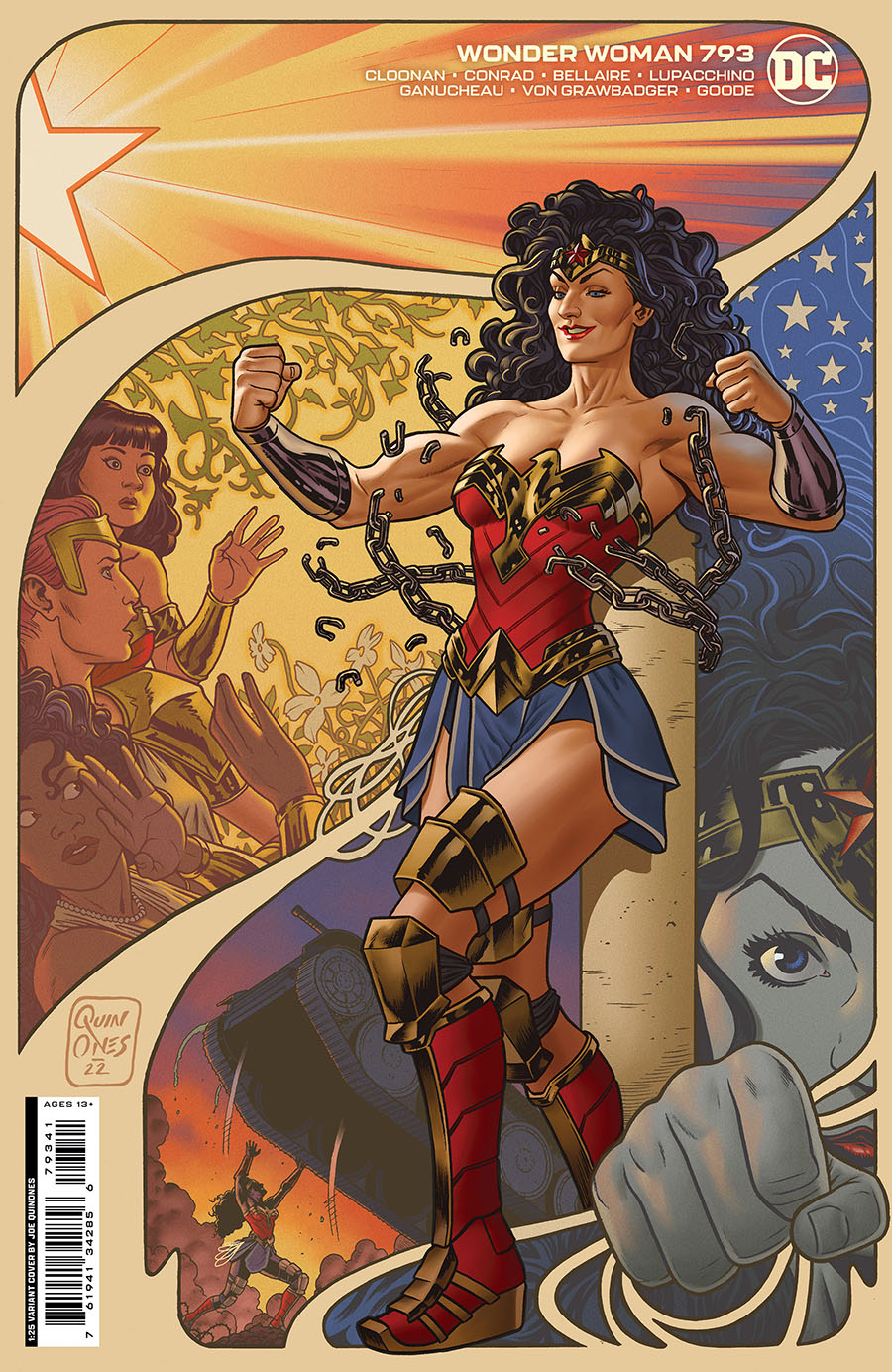 Wonder Woman Vol 5 #793 Cover E Incentive Joe Quinones Card Stock Variant Cover (Kal-El Returns Tie-In)