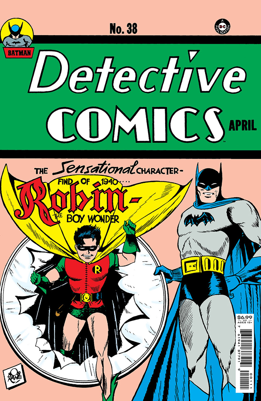 Detective Comics #38 Cover E Facsimile Edition (2022)