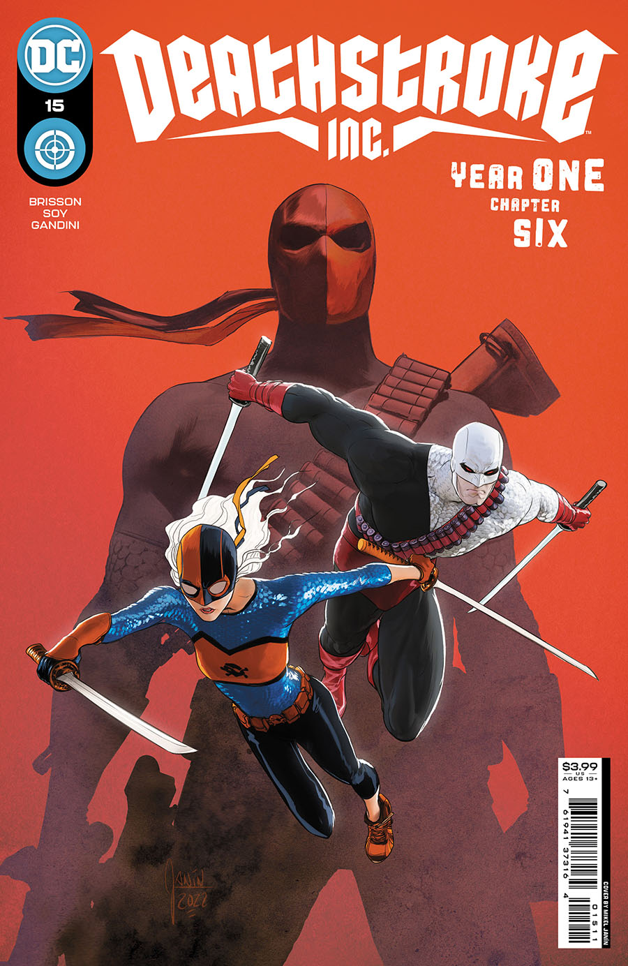 Deathstroke Inc #15 Cover A Regular Mikel Janin Cover