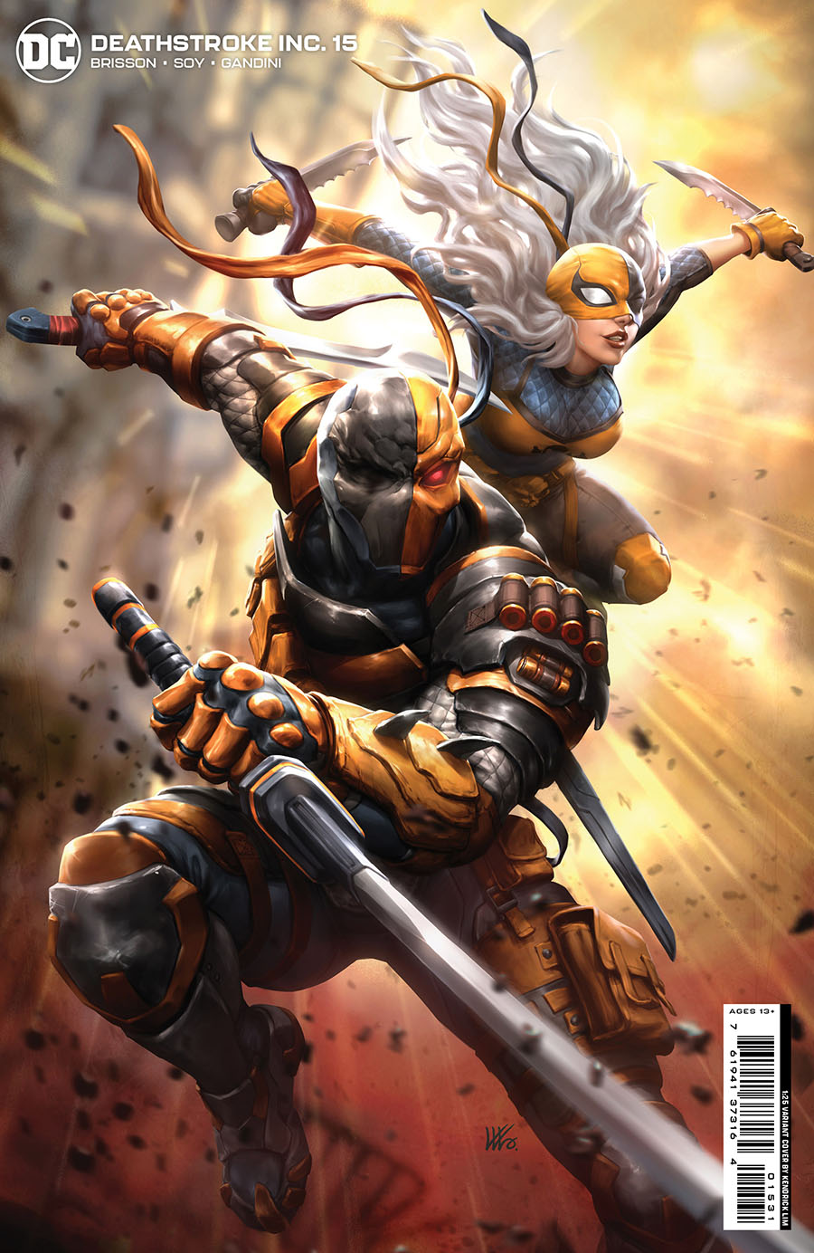 Deathstroke Inc #15 Cover C Incentive Kendrick kunkka Lim Card Stock Variant Cover