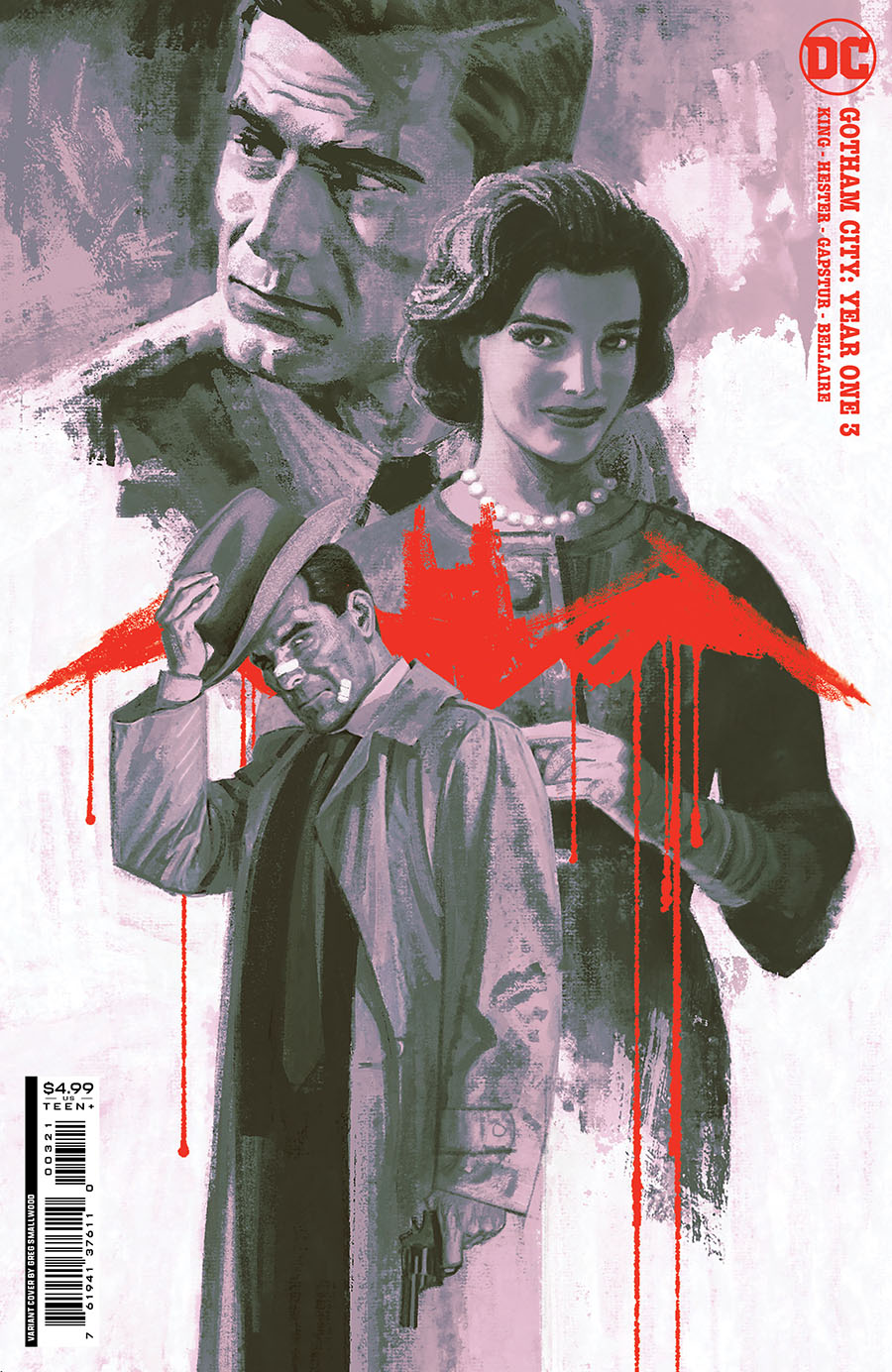 Gotham City Year One #3 Cover B Variant Greg Smallwood Cover