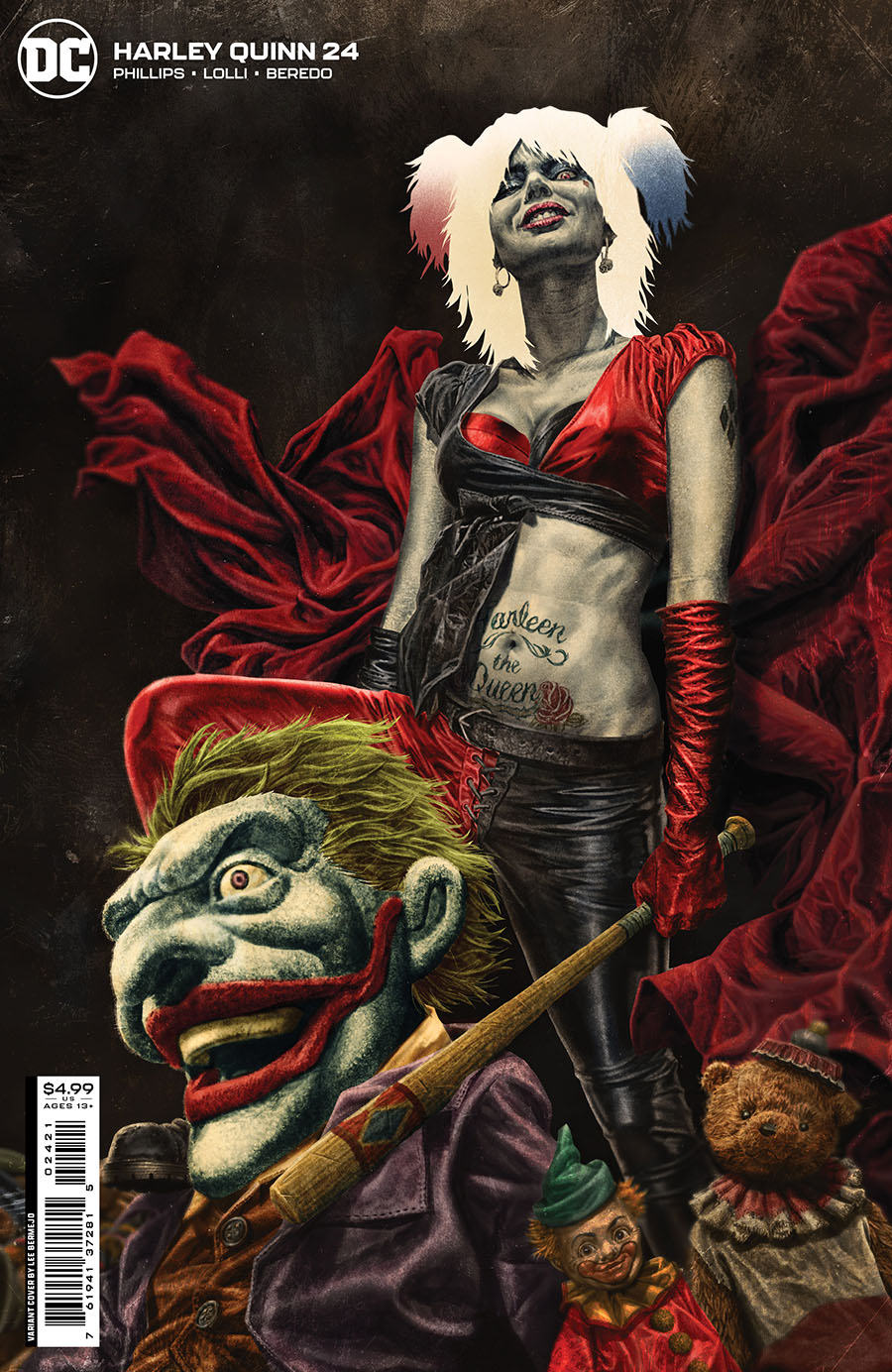 Harley Quinn Vol 4 #24 Cover B Variant Lee Bermejo Card Stock Cover (Limit 1 Per Customer)