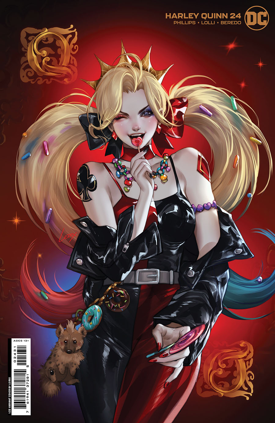 Harley Quinn Vol 4 #24 Cover D Incentive Lesley Leirix Li Card Stock Variant Cover