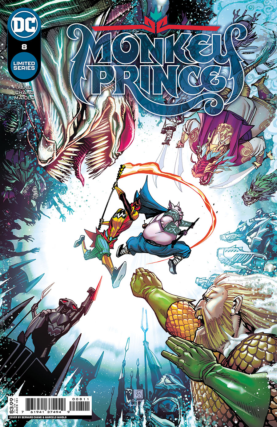 Monkey Prince #8 Cover A Regular Bernard Chang Cover