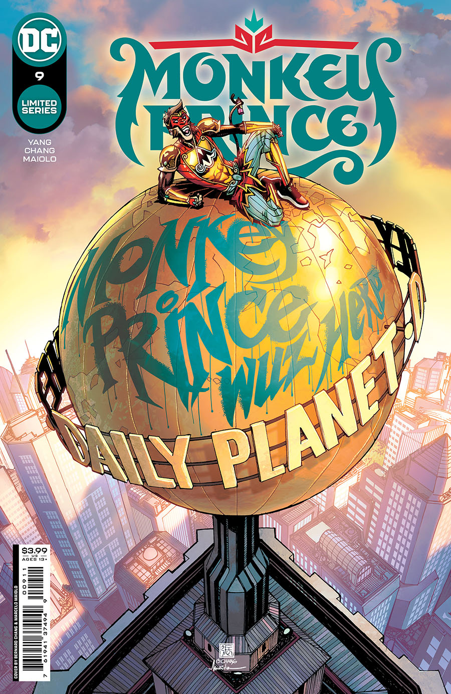 Monkey Prince #9 Cover A Regular Bernard Chang Cover