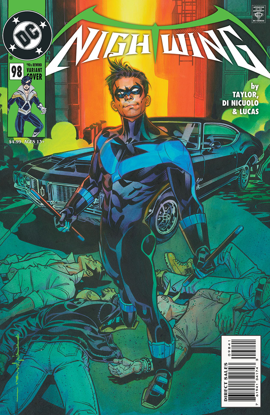 Nightwing Vol 4 #98 Cover C Variant Brian Stelfreeze 90s Cover Month Card Stock Cover