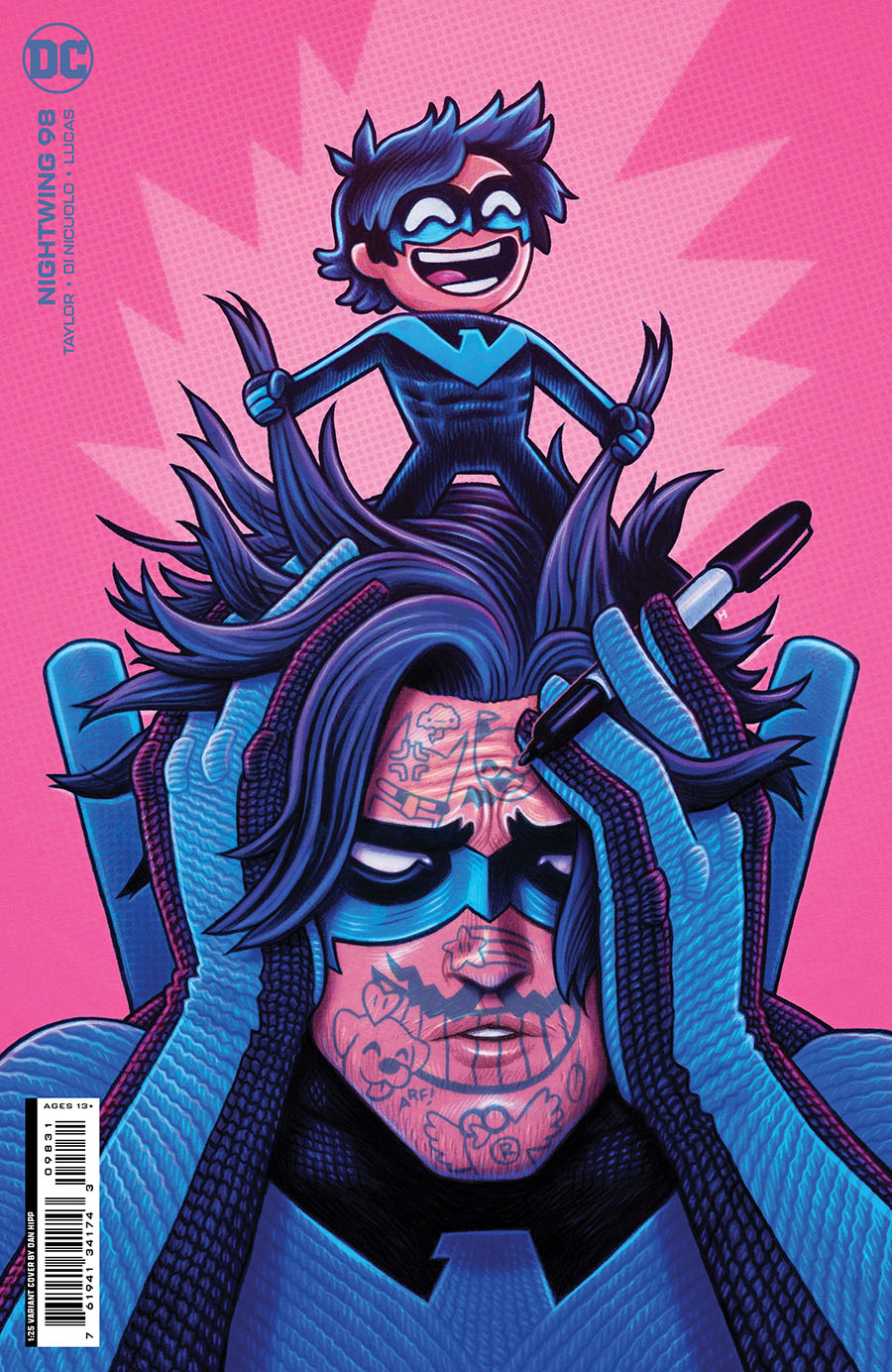 Nightwing Vol 4 #98 Cover D Incentive Dan Hipp Card Stock Variant Cover