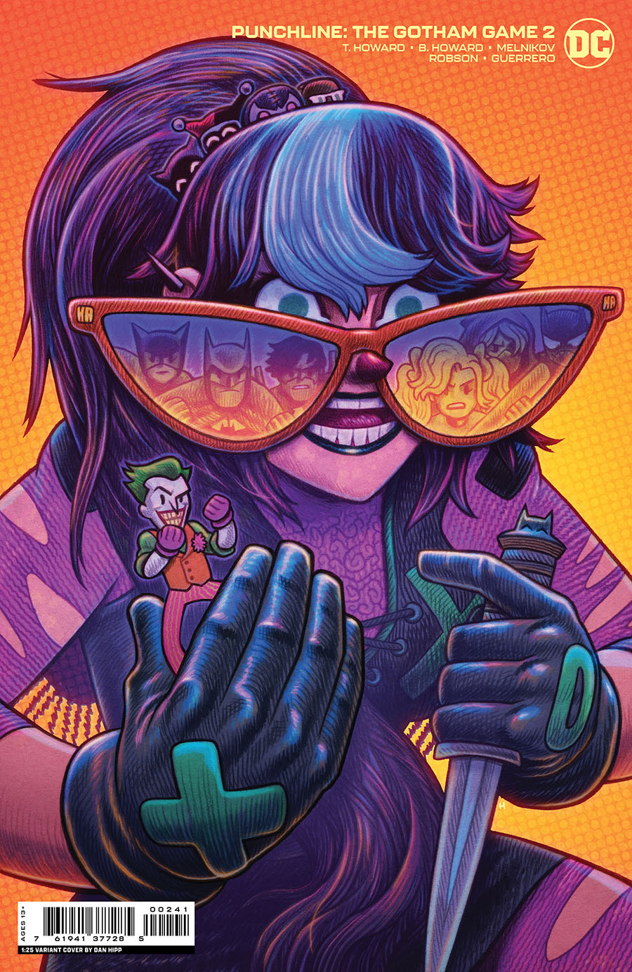 Punchline The Gotham Game #2 Cover D Incentive Dan Hipp Card Stock Variant Cover