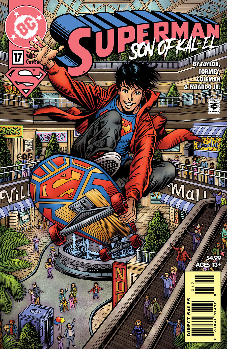 Superman Son Of Kal-El #17 Cover C Variant Steven Butler 90s Cover Month Card Stock Cover (Kal-El Returns Part 4)