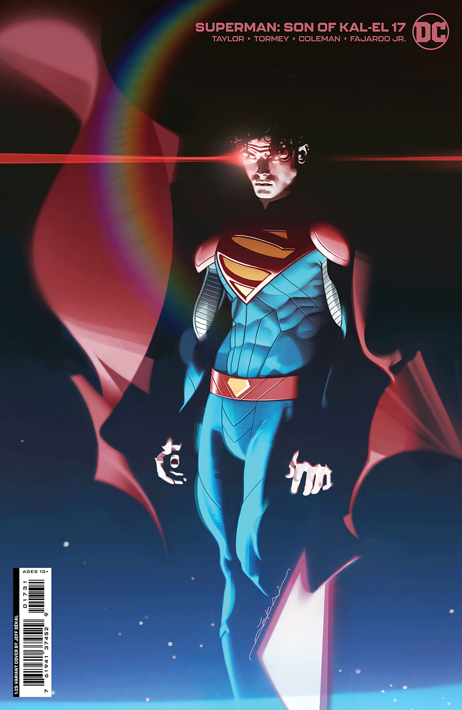 Superman Son Of Kal-El #17 Cover D Incentive Jeff Dekal Card Stock Variant Cover (Kal-El Returns Part 4)