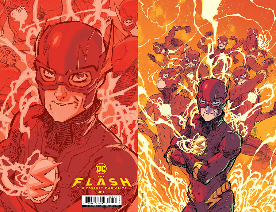 Flash The Fastest Man Alive Vol 2 #3 Cover D Incentive Jorge Corona Foil Card Stock Variant Cover
