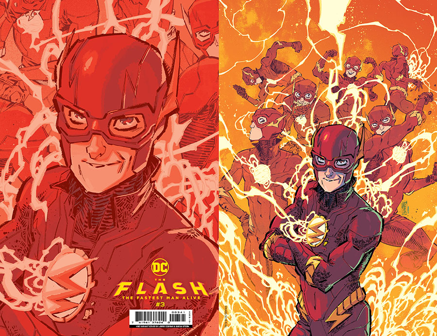 Flash The Fastest Man Alive Vol 2 #3 Cover D Incentive Jorge Corona Foil Card Stock Variant Cover