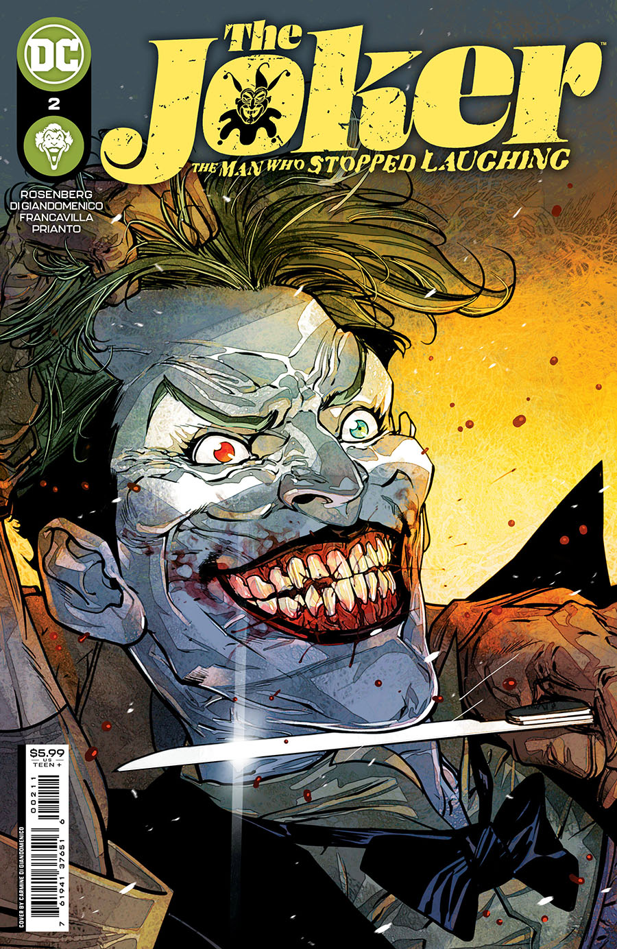 Joker The Man Who Stopped Laughing #2 Cover A Regular Carmine Di Giandomenico Cover