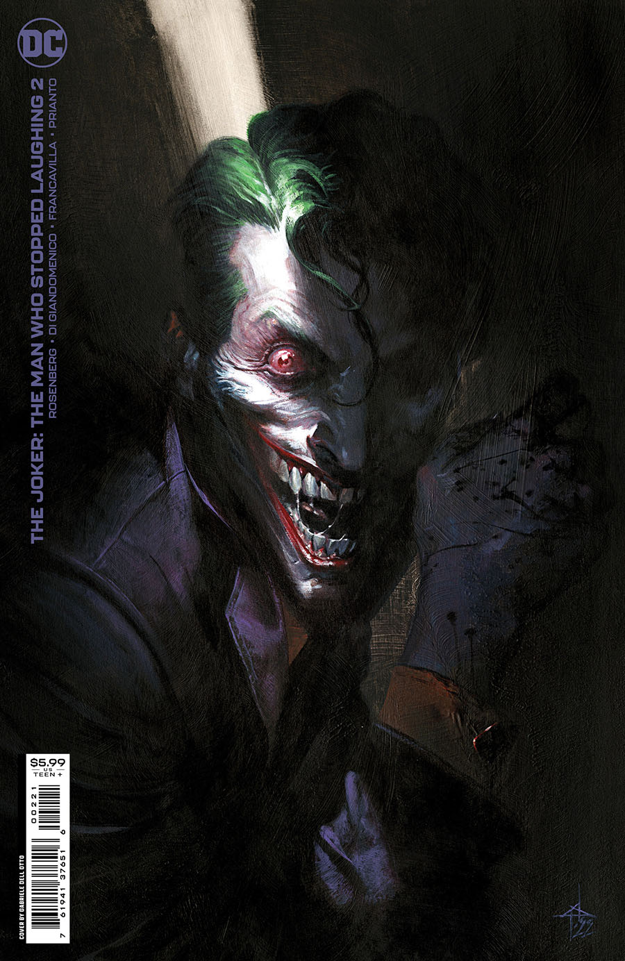 Joker The Man Who Stopped Laughing #2 Cover C Variant Gabriele Dell Otto Cover