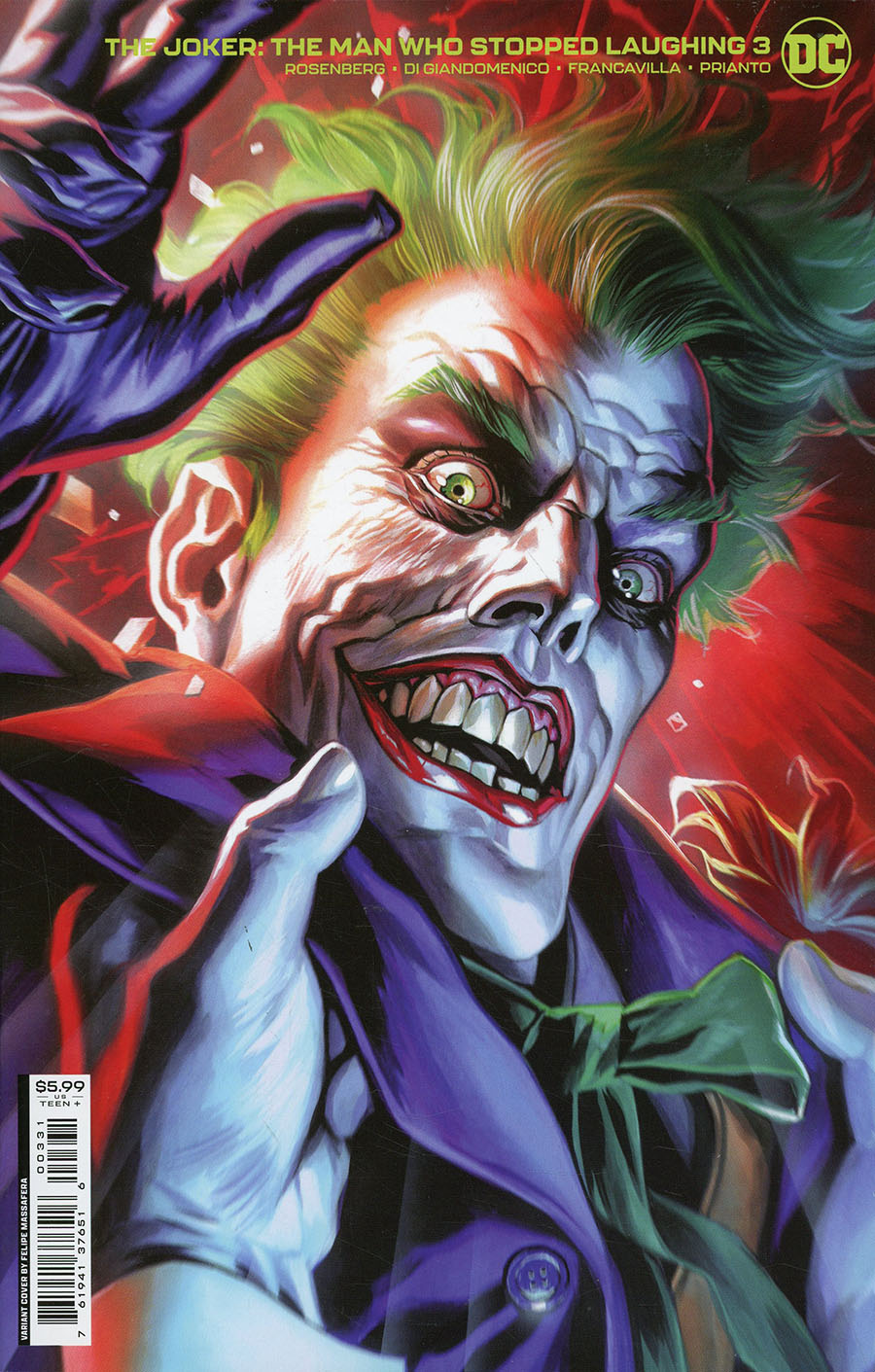 Joker The Man Who Stopped Laughing #3 Cover C Variant Felipe Massafera Cover