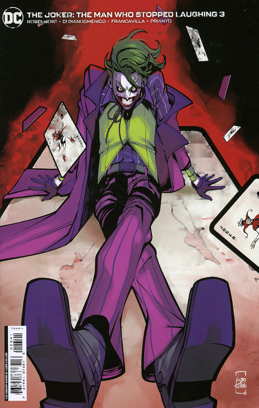 Joker The Man Who Stopped Laughing #3 Cover F Incentive Ludo Lullabi Variant Cover