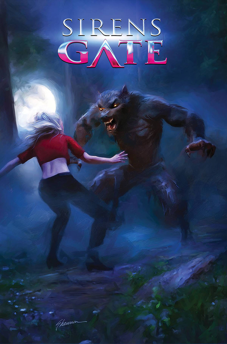 Sirens Gate #1 Cover E Incentive Shannon Maer Werewolf Variant Cover