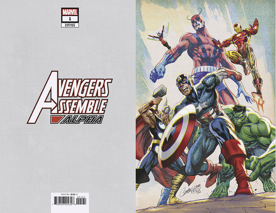 Avengers Assemble Alpha #1 (One Shot) Cover E Incentive J Scott Campbell Anniversary Virgin Cover (Avengers Assemble Part 1)