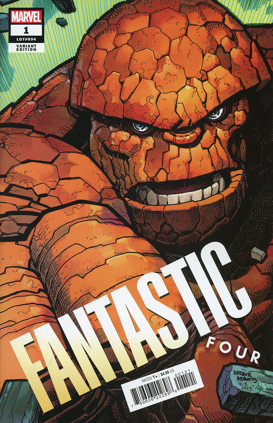 Fantastic Four Vol 7 #1 Cover I Incentive Arthur Adams Variant Cover