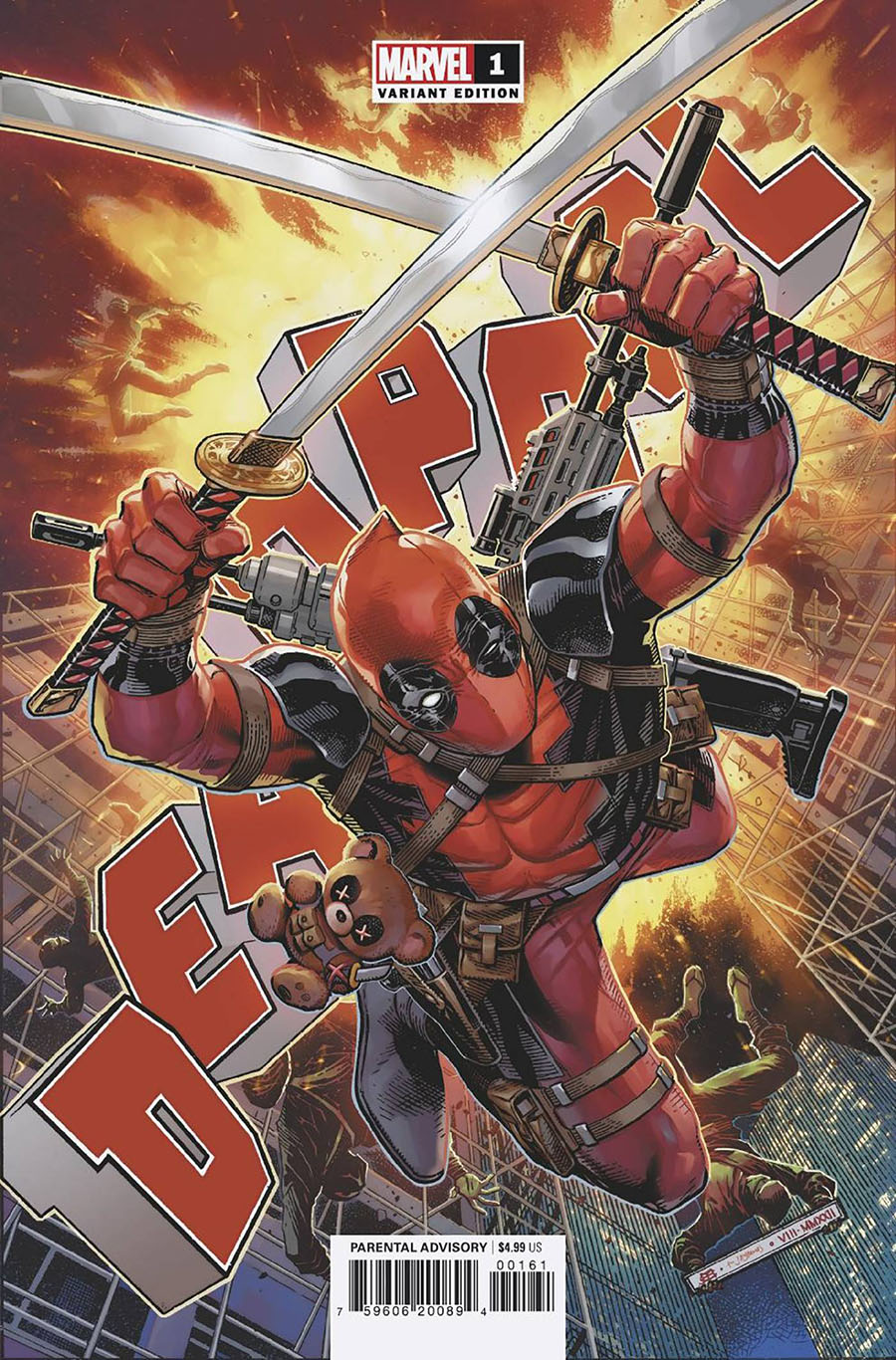 Deadpool Vol 8 #1 Cover G Incentive Jim Cheung Variant Cover