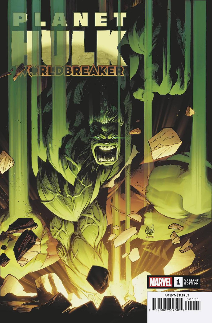 Planet Hulk Worldbreaker #1 Cover D Incentive Adam Kubert Variant Cover