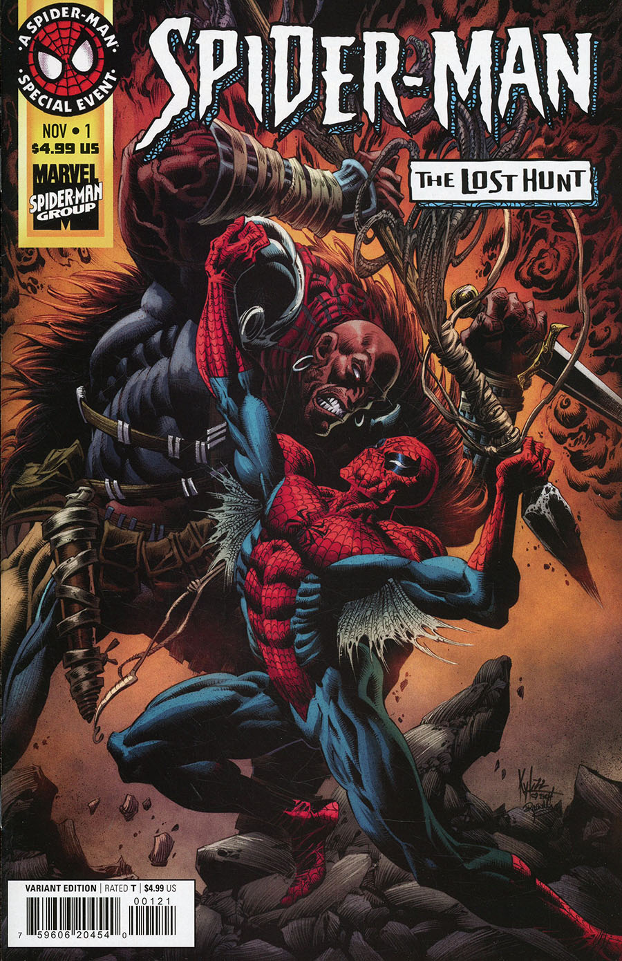 Spider-Man Lost Hunt #1 Cover C Incentive Kyle Hotz Variant Cover
