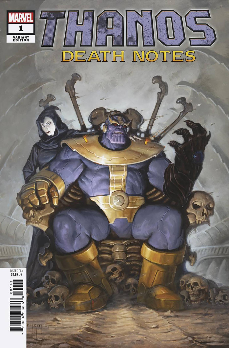 Thanos Death Notes #1 (One Shot) Cover E Incentive EM Gist Variant Cover