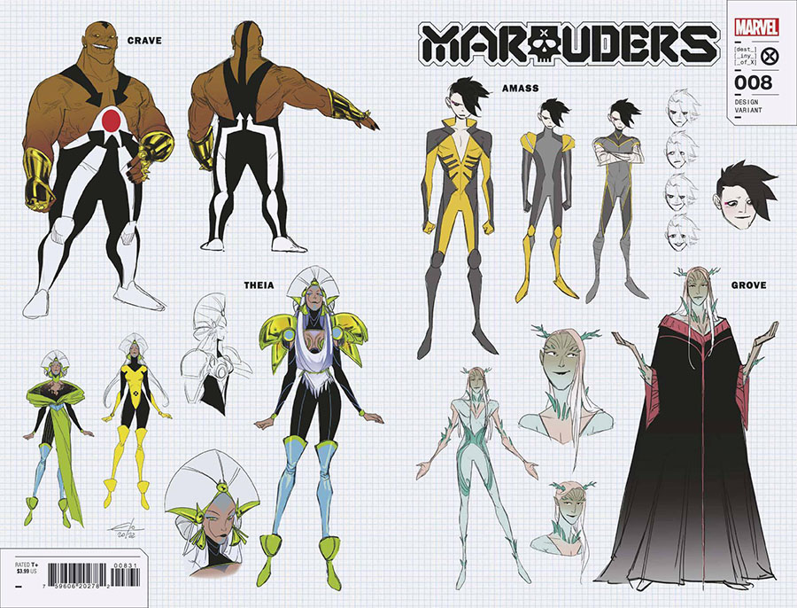 Marauders Vol 2 #8 Cover C Incentive Eleonora Carlini New Character Wraparound Design Variant Cover