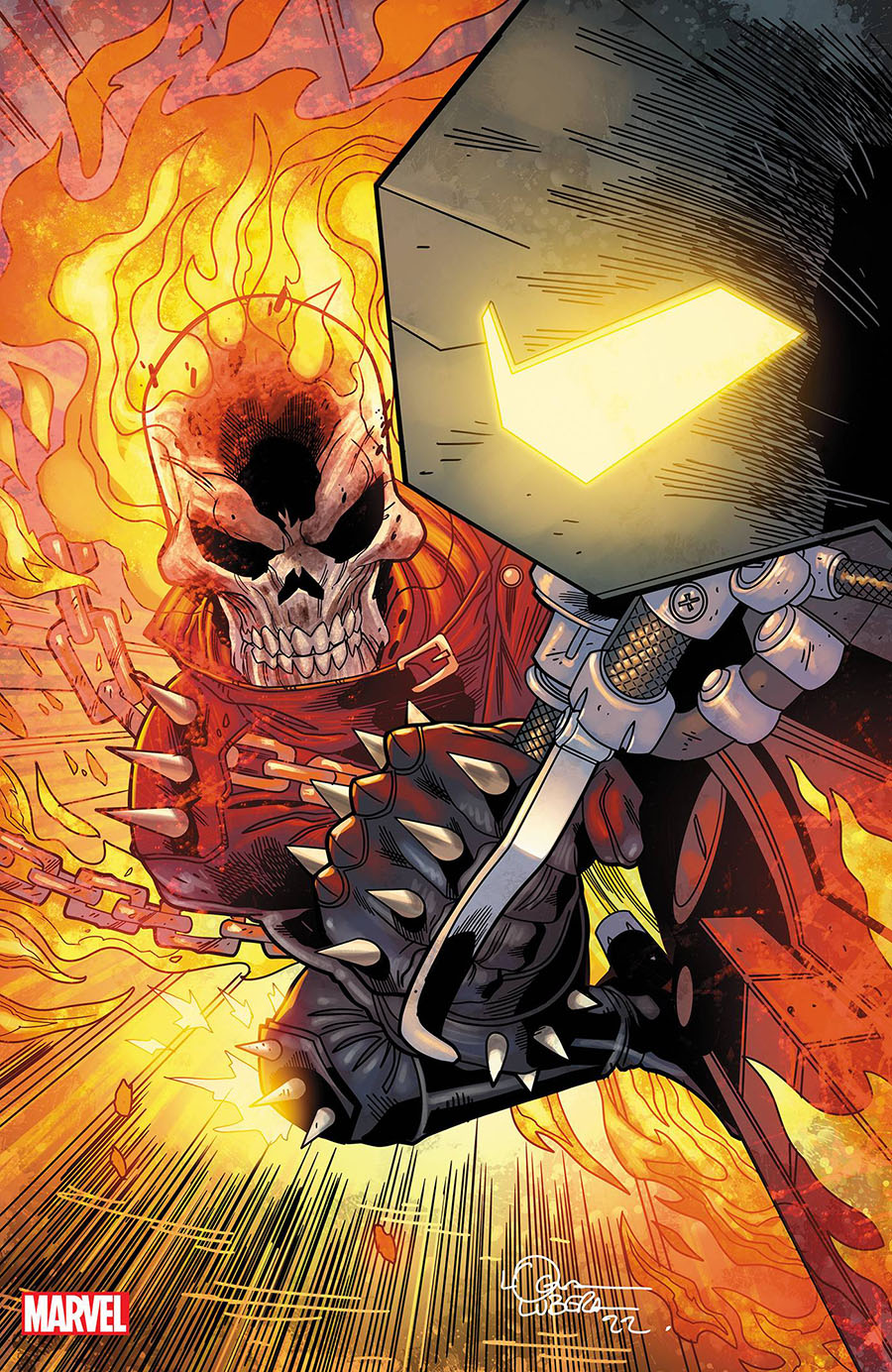 Ghost Rider Danny Ketch Marvel Tales #1 (One Shot) Cover B Incentive Logan Lubera Virgin Cover