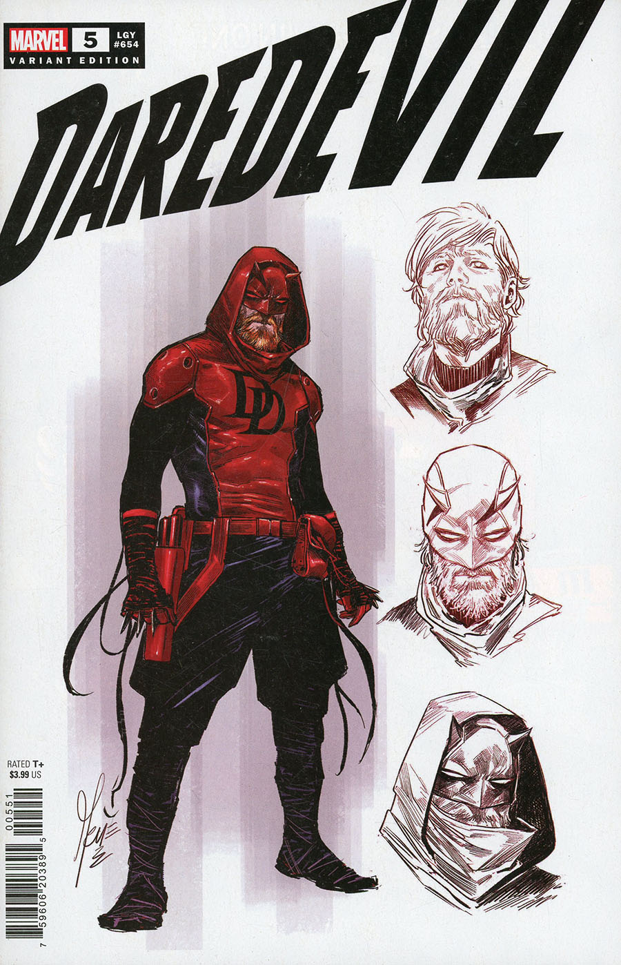 Daredevil Vol 7 #5 Cover C Incentive Marco Checchetto Design Variant Cover