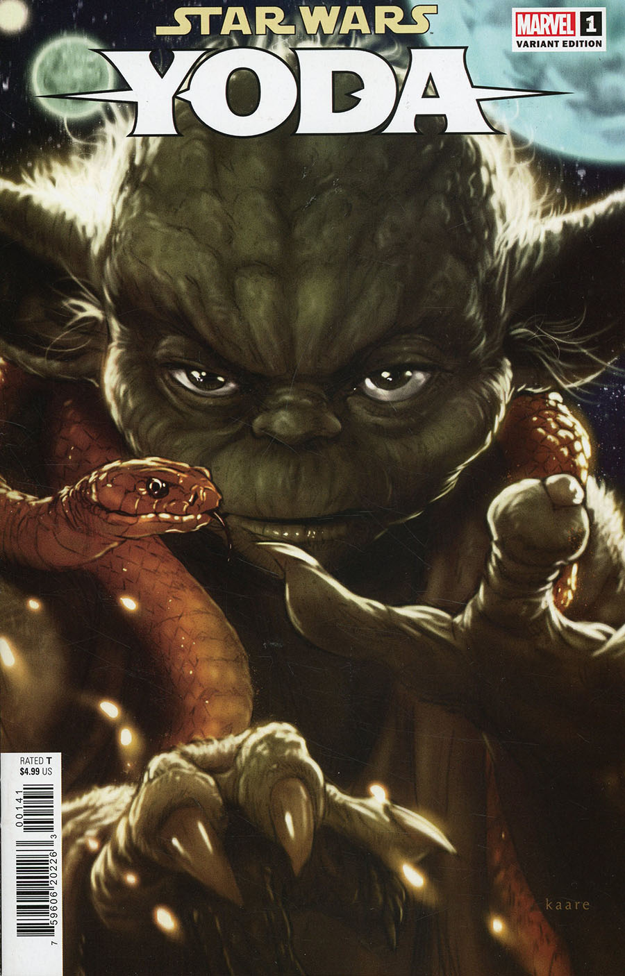 Star Wars Yoda #1 Cover D Incentive Kaare Andrews Variant Cover