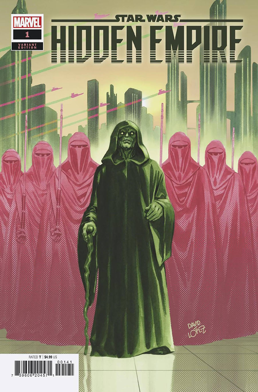 Star Wars Hidden Empire #1 Cover D Incentive David Lopez Travel Variant Cover