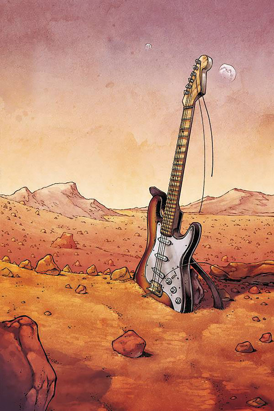 Traveling To Mars #1 Cover F Incentive Roberto Meli Virgin Cover