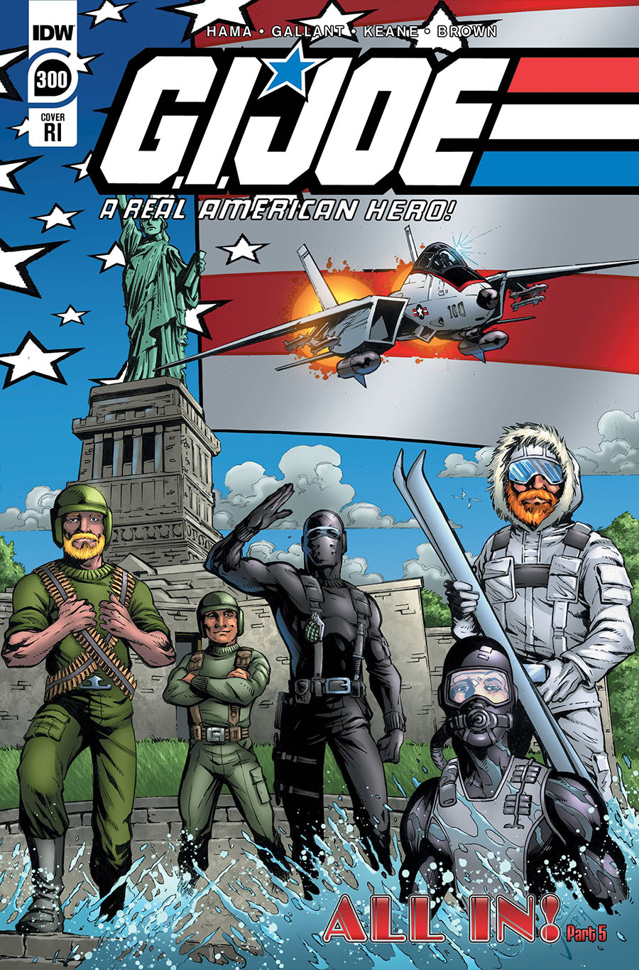 GI Joe A Real American Hero #300 Cover F Incentive Ron Joseph Variant Cover
