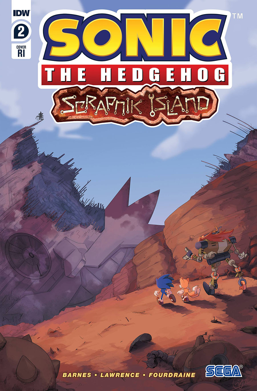 Sonic The Hedgehog Scrapnik Island #2 Cover C Incentive Gigi Dutreix Variant Cover