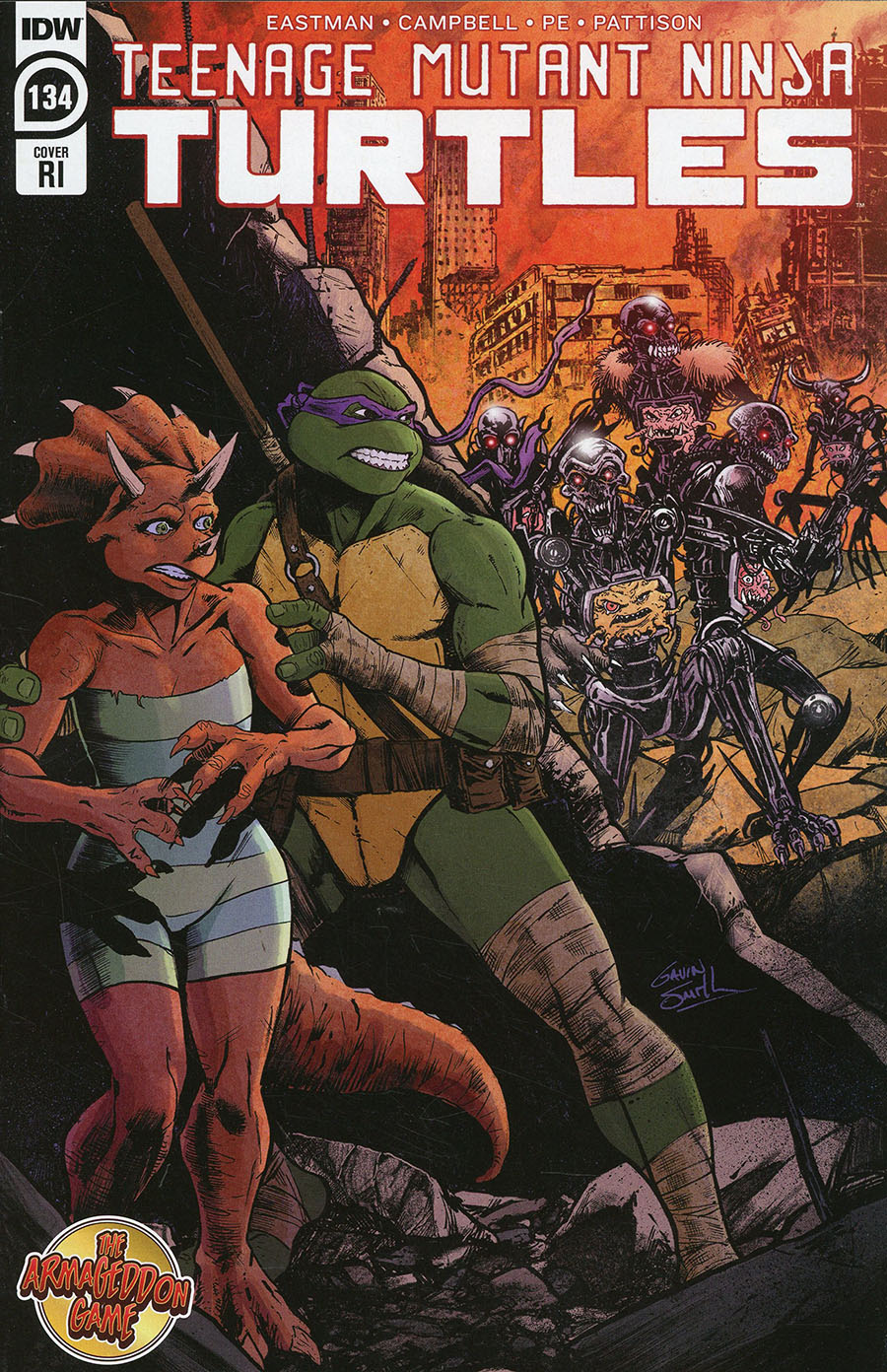 Teenage Mutant Ninja Turtles Vol 5 #134 Cover C Incentive Gavin Smith Variant Cover