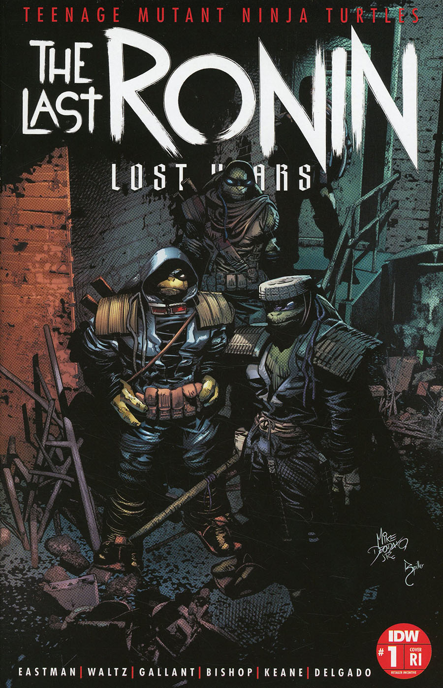 Teenage Mutant Ninja Turtles The Last Ronin The Lost Years #1 Cover D Incentive Mike Deodato Jr Variant Cover