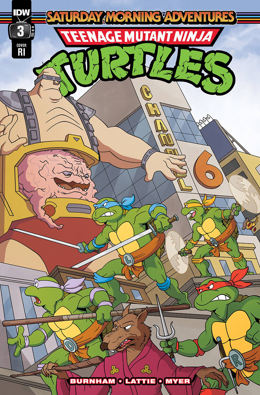 Teenage Mutant Ninja Turtles Saturday Morning Adventures #3 Cover D Incentive Steve Murphy Variant Cover