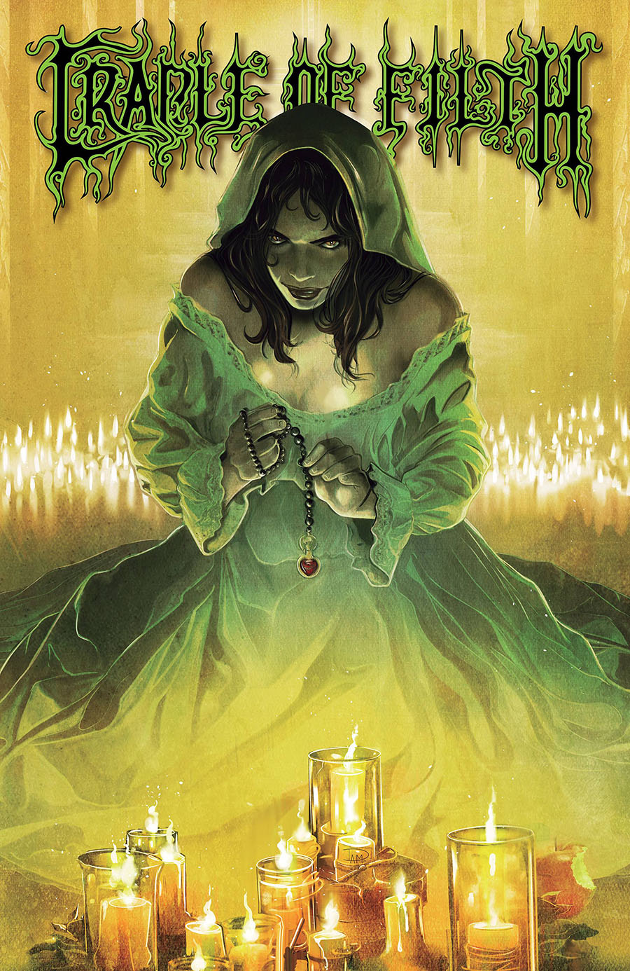 Cradle Of Filth #5 Cover B Incentive Daniel Maine Variant Cover