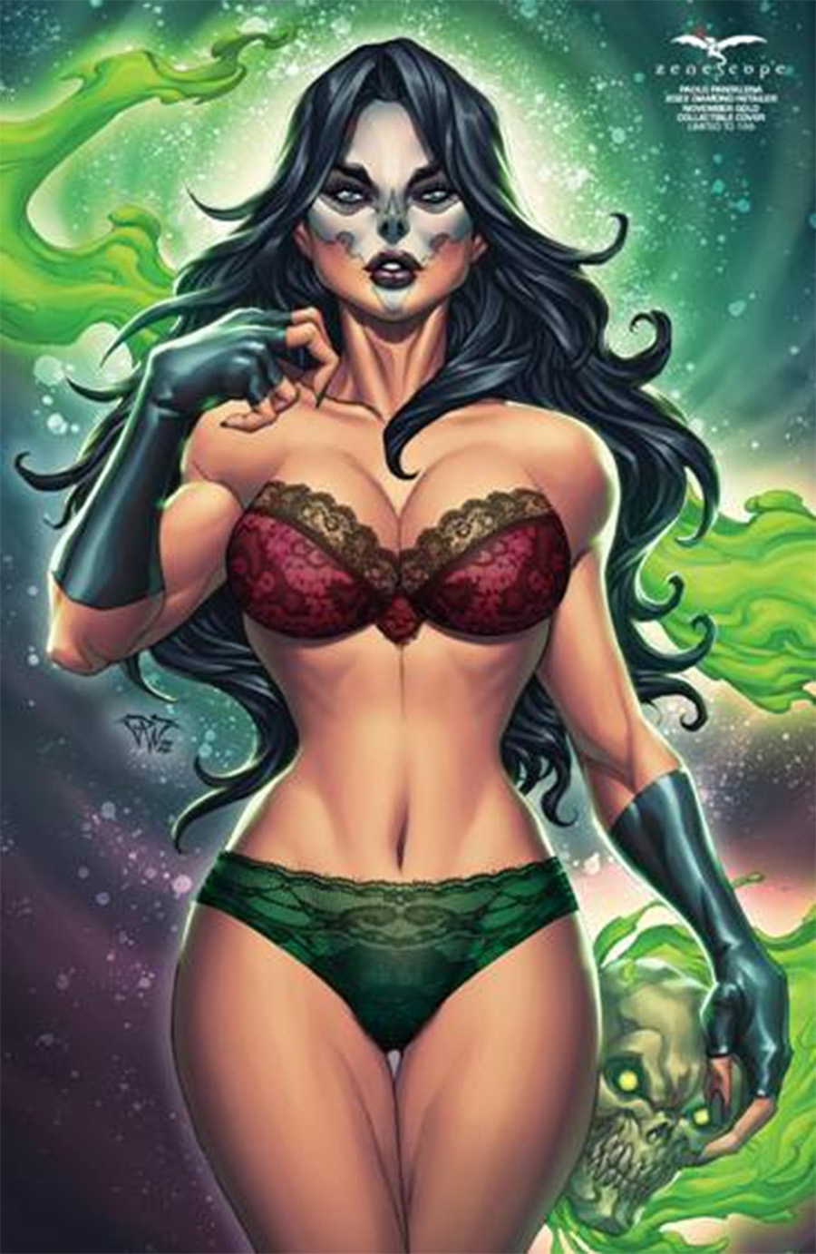 Grimm Fairy Tales 2022 Holiday Pinup Special #1 (One Shot) Cover G Paolo Pantalena Mystere Lingerie Retailer Variant Cover