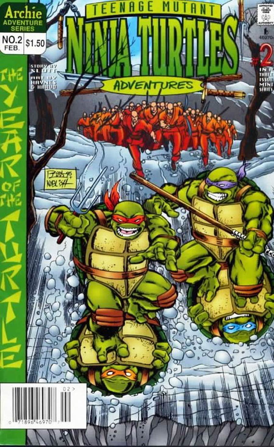 Teenage Mutant Ninja Turtles Adventures Year Of The Turtle #2