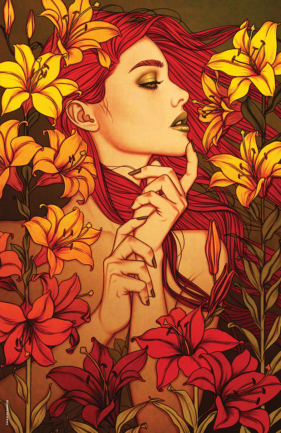 Poison Ivy #6 Cover E Incentive Jenny Frison Foil Card Stock Virgin Cover