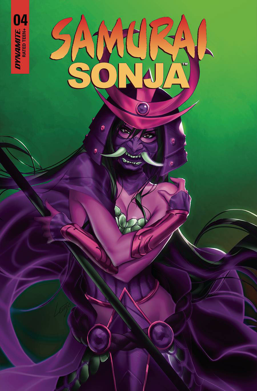 Samurai Sonja #4 Cover L Variant Lesley Leirix Li Ultraviolet Cover