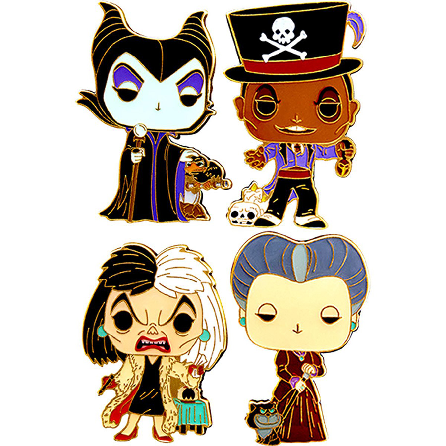 Funko pop walt disney villains pin set