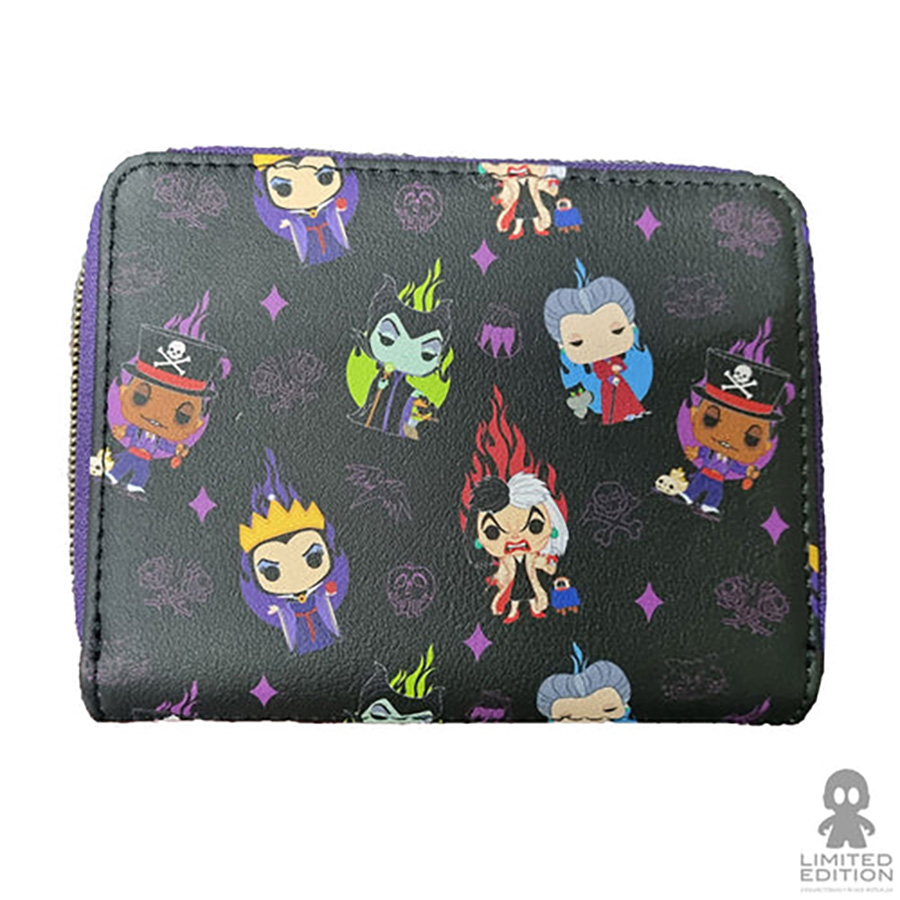 POP Walt Disney Villains All-Over-Print Wallet