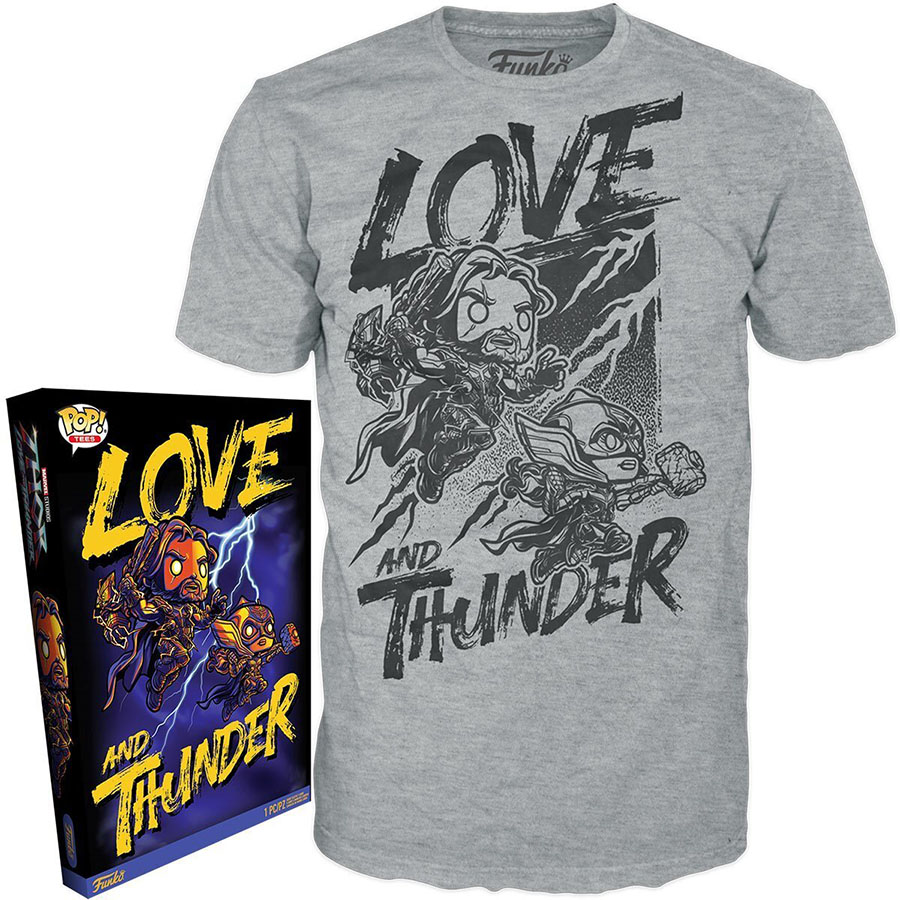 POP Boxed Tee Marvel Thor Love And Thunder T-Shirt Large