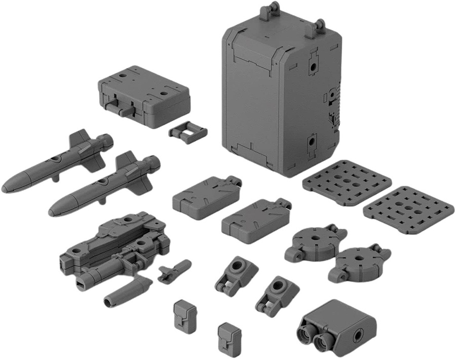 30 Minutes Missions Weapons 1/144 Kit #W-17 Option Parts Set 8 (Multi Backpack)