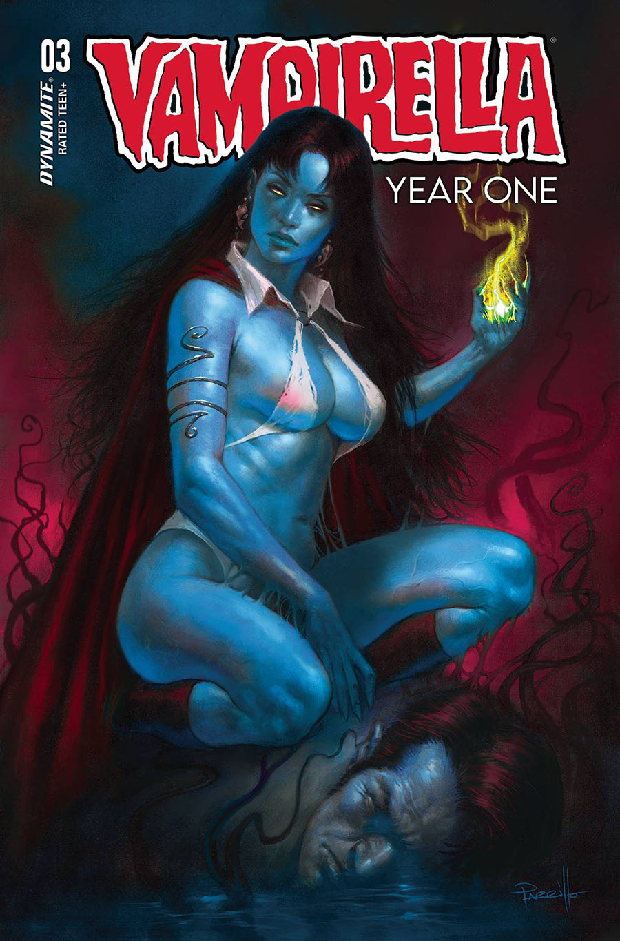 Vampirella Year One #3 Cover O Variant Lucio Parrillo Ultraviolet Cover