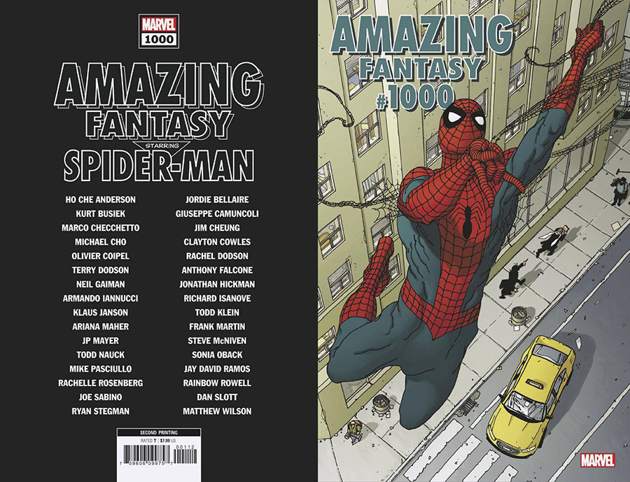 Amazing Fantasy Vol 3 #1000 (One Shot) Cover J 2nd Ptg Steve McNiven Variant Cover